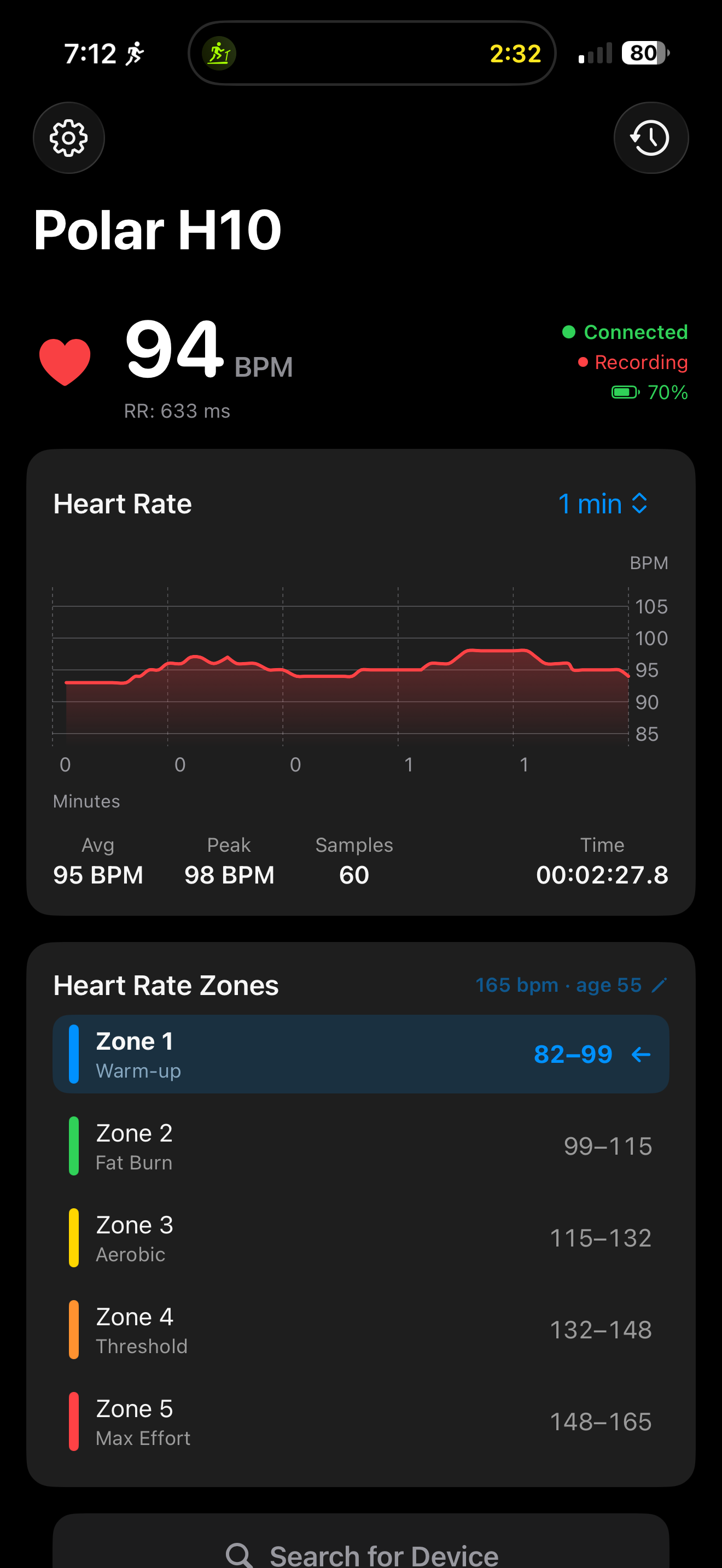 HeartTrackPro Live Monitoring